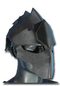 Assasin Lederhelm, schwarz, Gr��e M, L